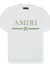 AMIRI MA BAR LOGO WHITE GREEN T SHIRT