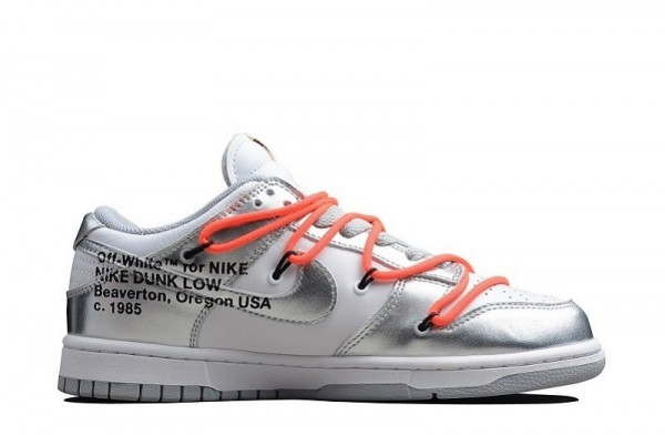 NIKE DUNK SB LOW X OFF WHITE “SILVER WHITE”